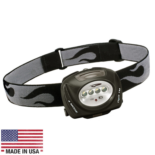 Princeton Tec QUAD LED Headlamp Black QUADBK