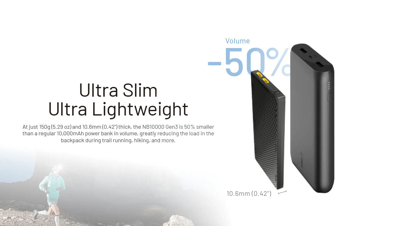 Nitecore NB10000 Gen3 USB-C Power Bank