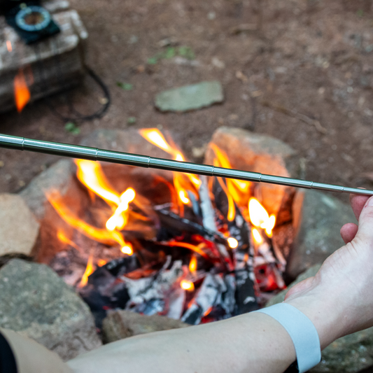 Stainless Steel Telescopic Fire Bellows Pocket Fire Blower Tool