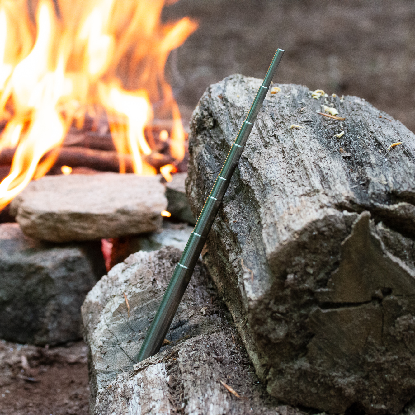 Stainless Steel Telescopic Fire Bellows Pocket Fire Blower Tool