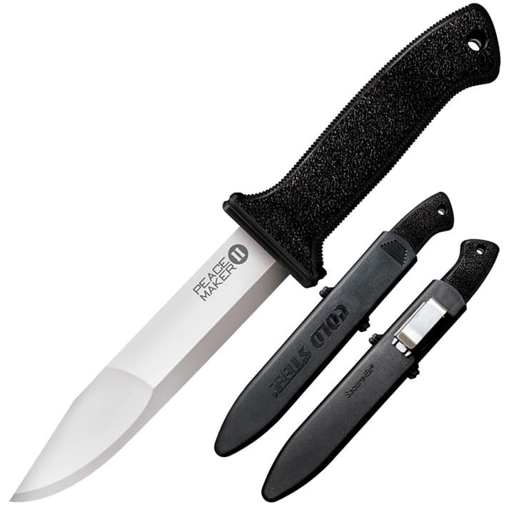 Cold Steel Peace Maker II Fixed Blade Knife CS-20PBL 5.5 in Clip Point Blade