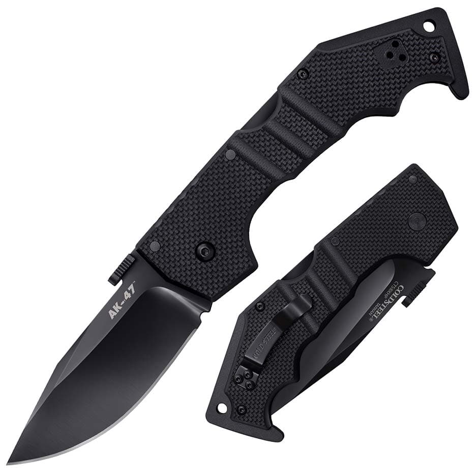 Cold Steel AK-47 3.5" Folding Pocket Knife Black CTS-BD1 Blade Model 58M