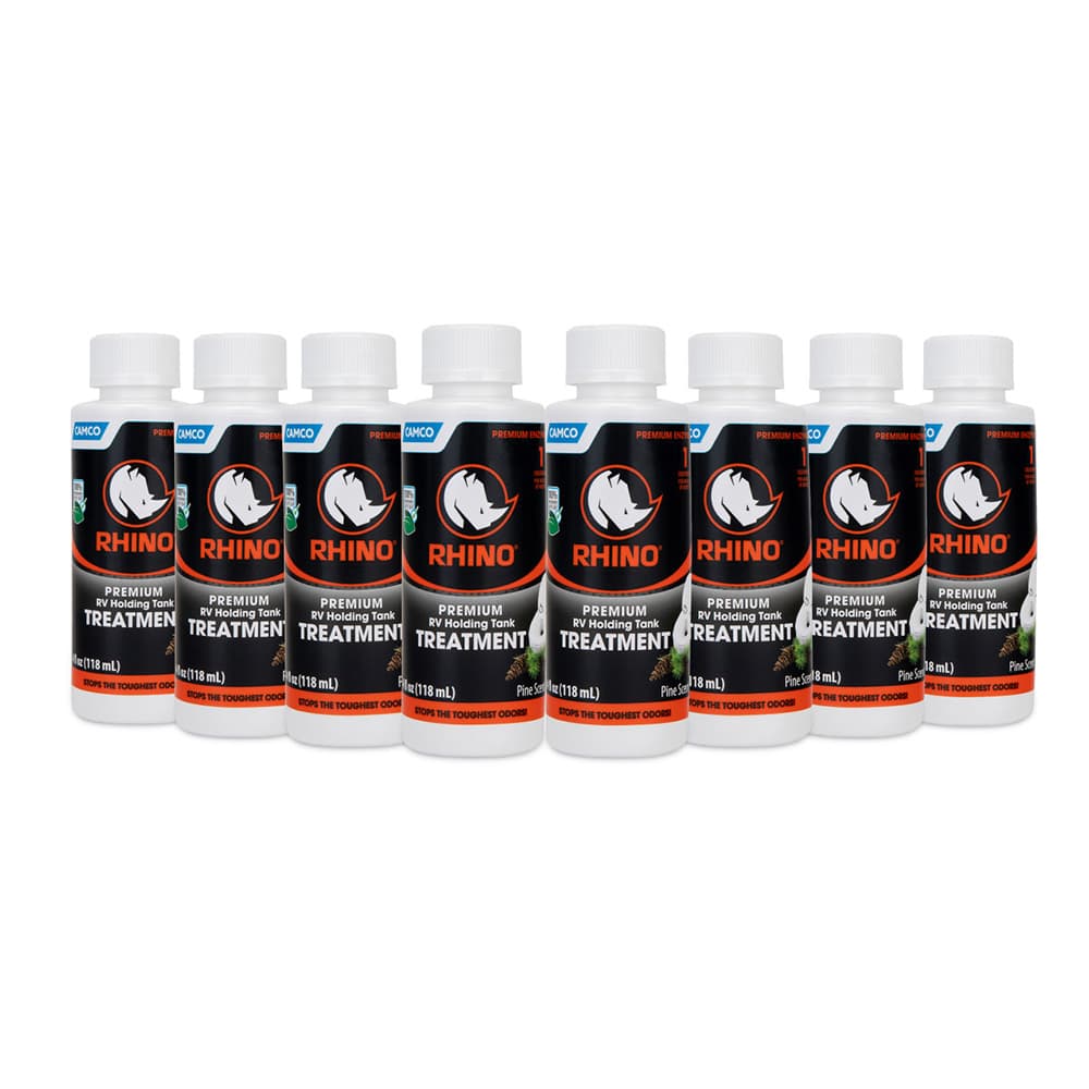 Camco Rhino Premium Enzyme RV Holding Tank Treatment 41511 8 Pack