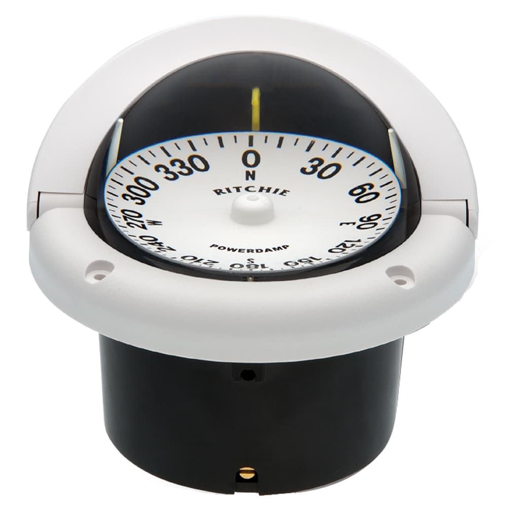 Ritchie HF-742W Helmsman Flush Mount Compass White