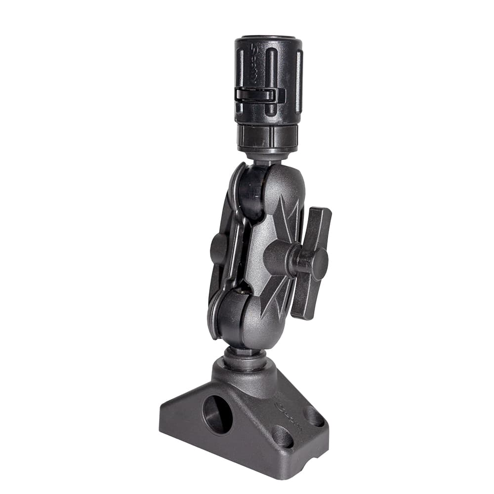 Scotty 0162 1.5" Ball Mount w/Gear Head Post & 241 Side Deck Mount