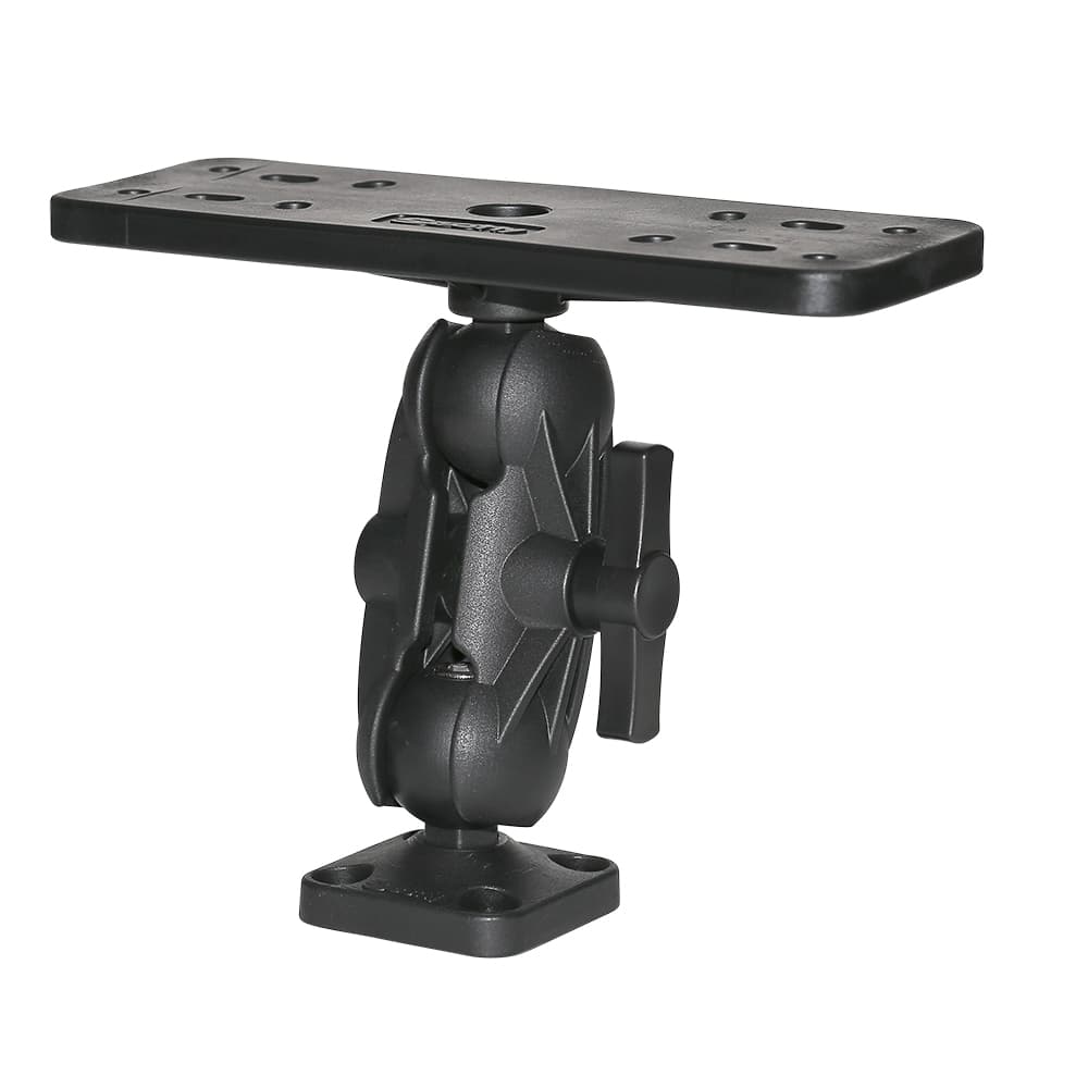 Scotty 1.5 in Ball Mount w/Fishfinder & Mounting Plate 0163 For 7-9in FF