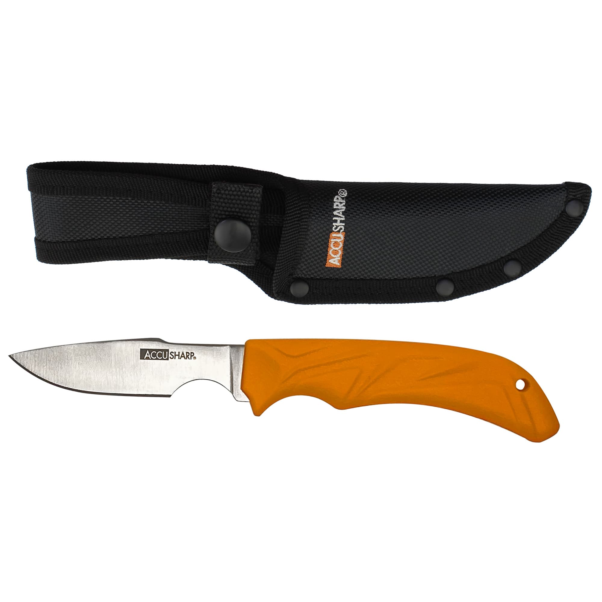 AccuSharp Caping Knife 731C 420 Stainless Orange Handle