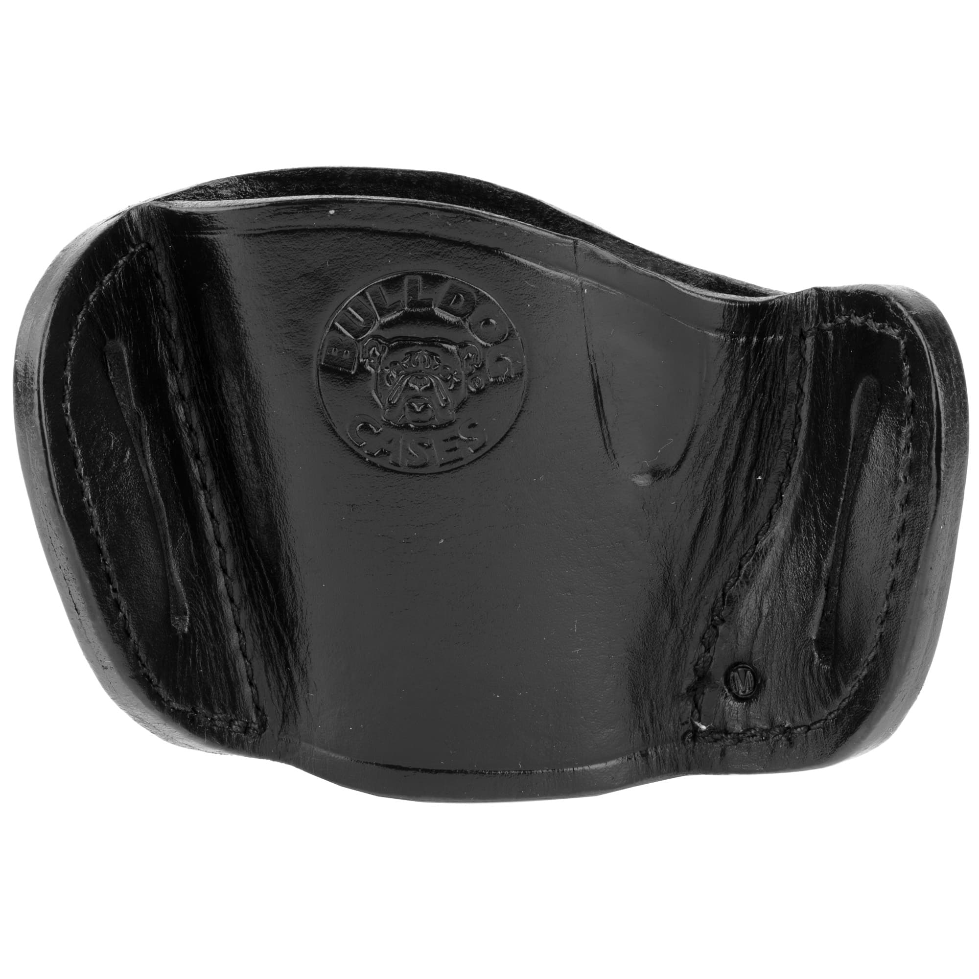 Bulldog Cases Molded Leather Belt Slide Holster MLB-M Black Right Hand Medium