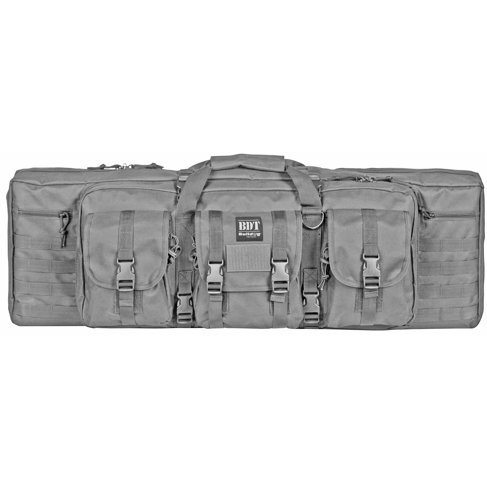 Bulldog Cases Deluxe Tactical Single Rifle Case BDT35-36SG 36 in Seal Gray