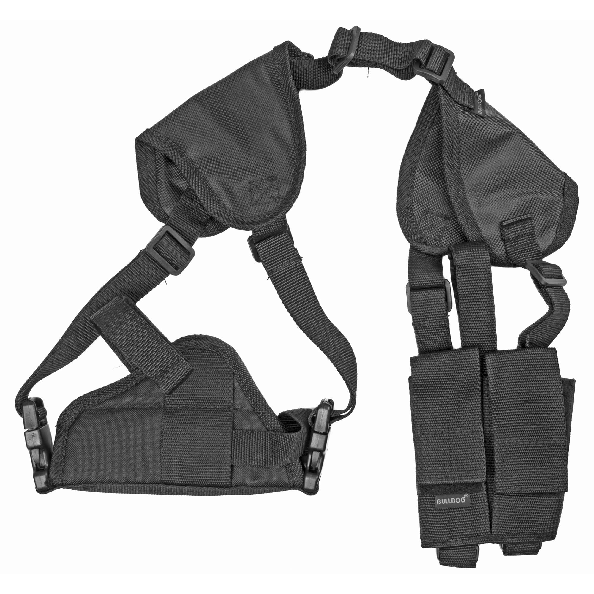 Bulldog Cases Deluxe Shoulder Holster WSHD7 Fits 2-4in Barrel Pistols Black