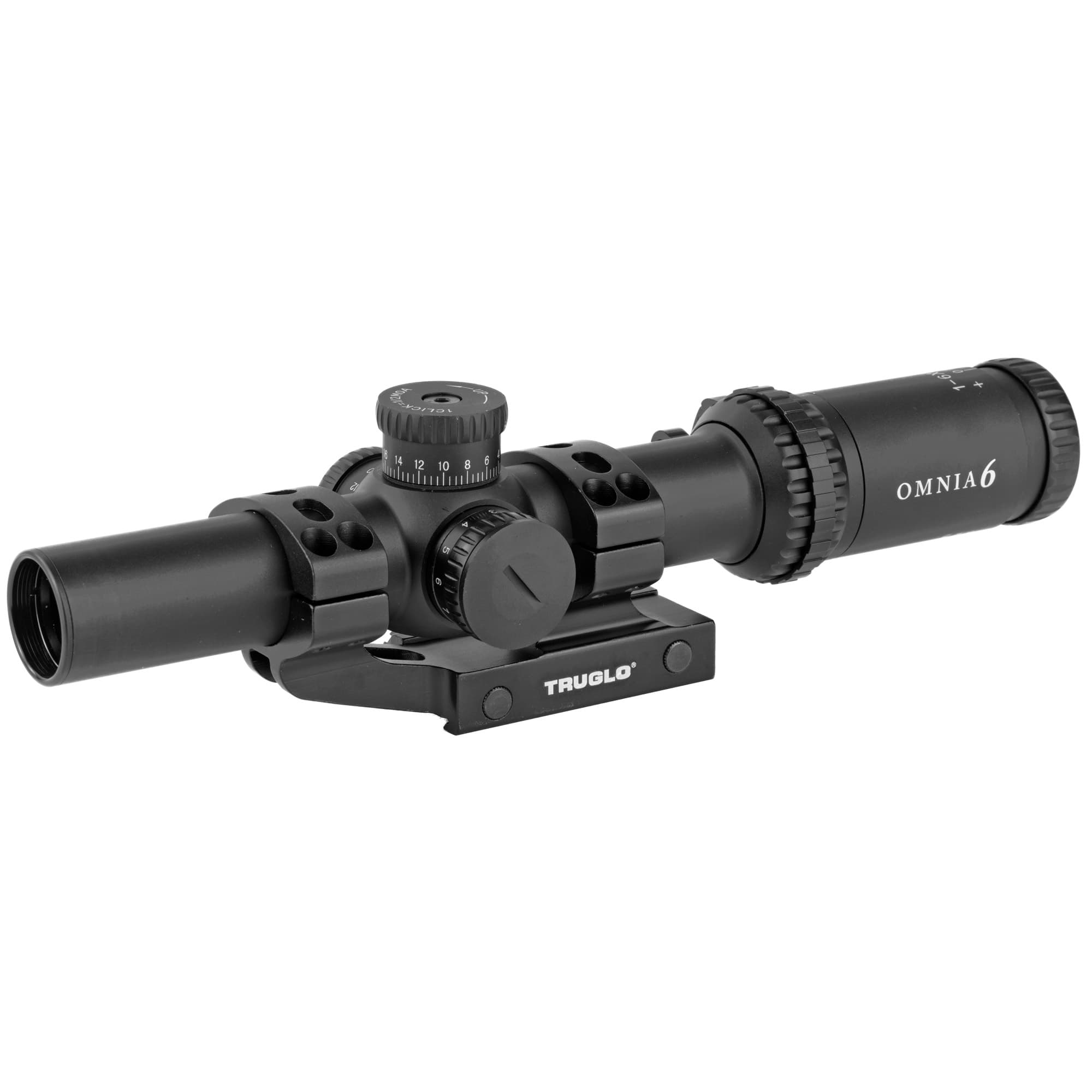 TRUGLO Omnia 1-6x24mm Illuminated APTR Rifle Scope TG8516TLR Black