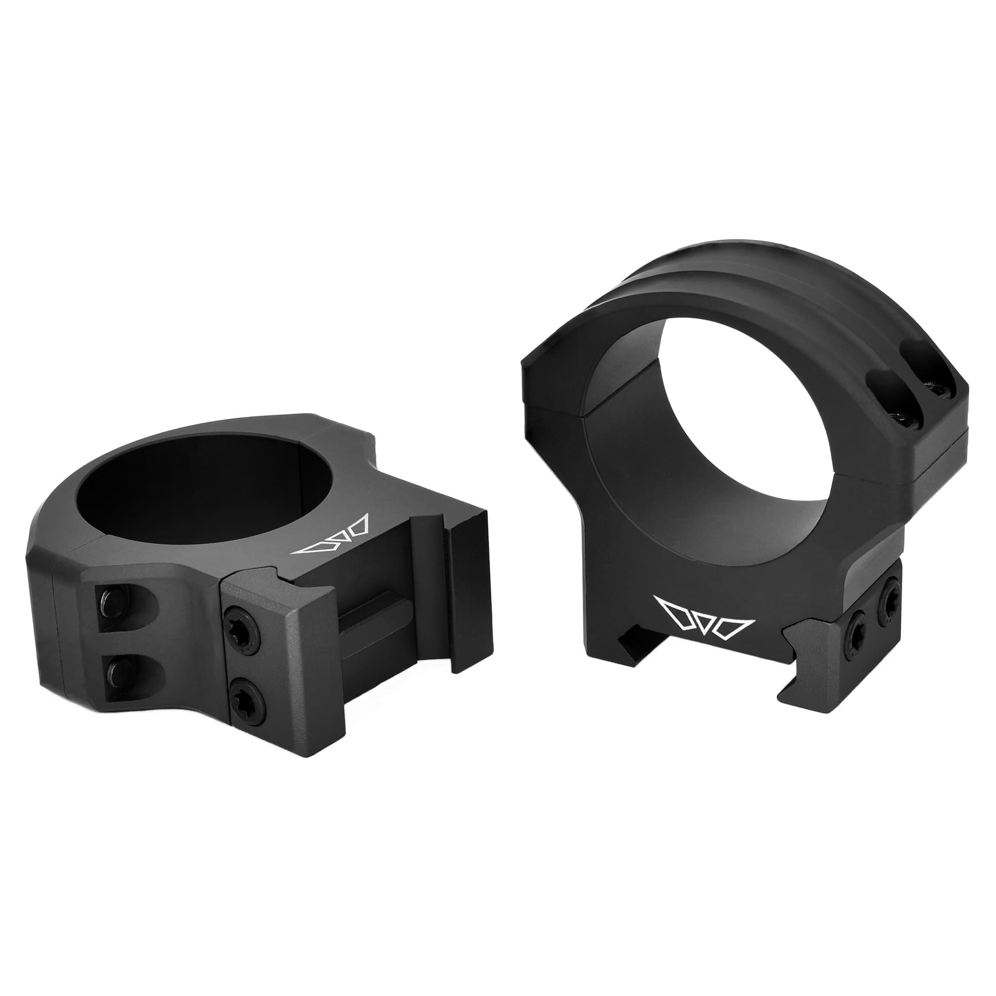 Warne HyperLite 30mm Medium Scope Rings 8514M Matte Black MagnaFusion Alloy