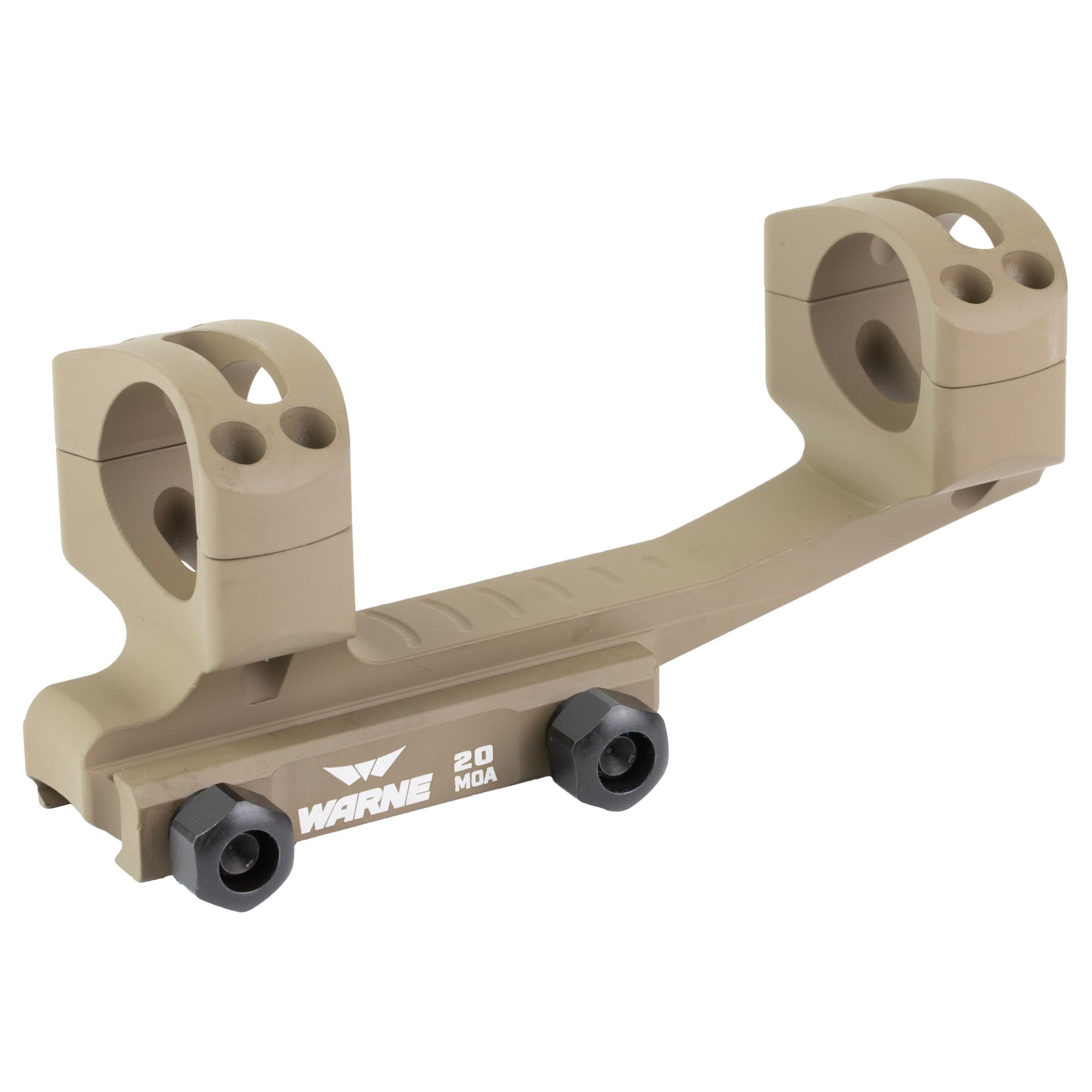 Warne LR-SKEL 20 MOA Skeletonized 1 In Scope Mount LRSKEL1DE Dark Earth