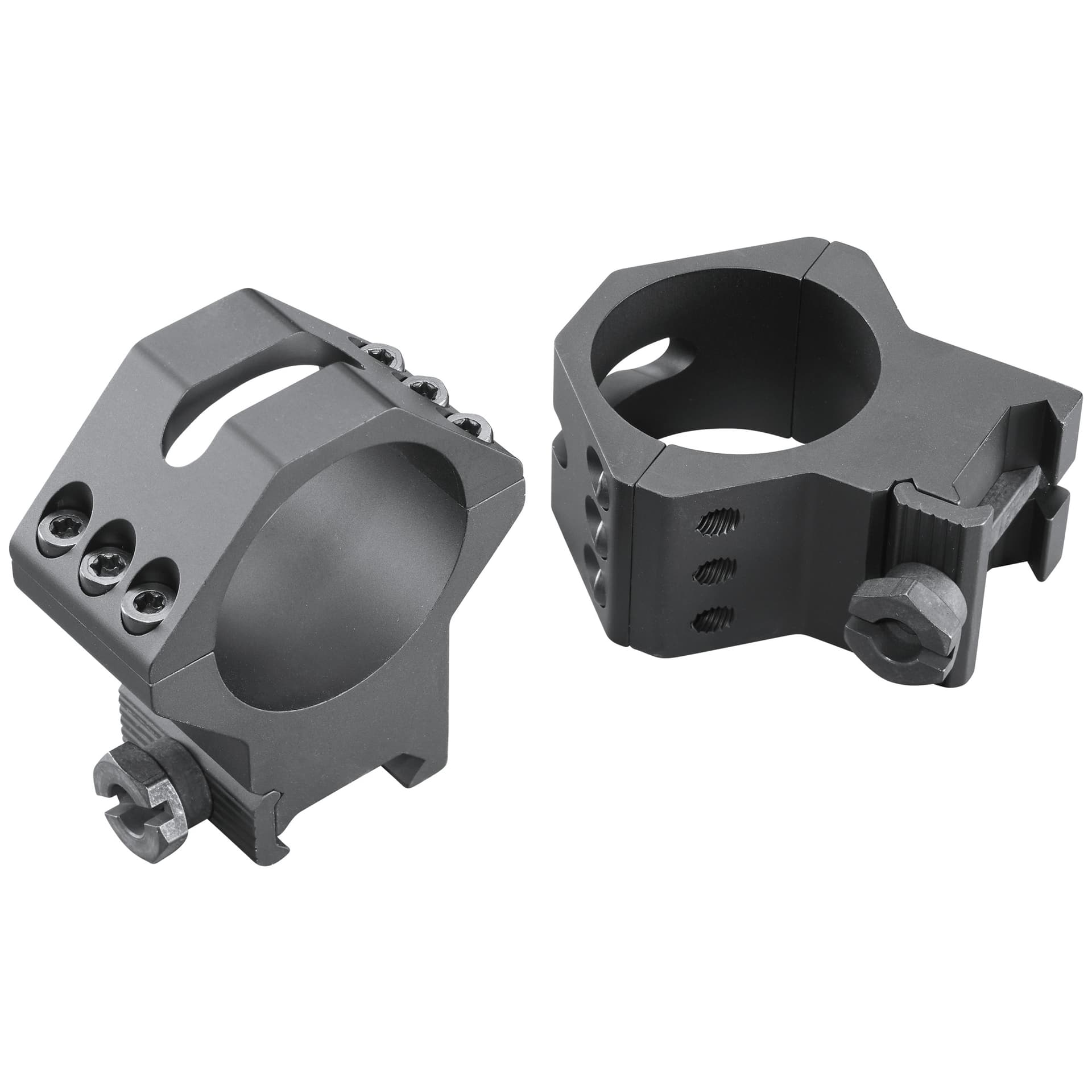 Weaver Six Hole Picatinny Scope Rings 99684 34mm High Matte Black