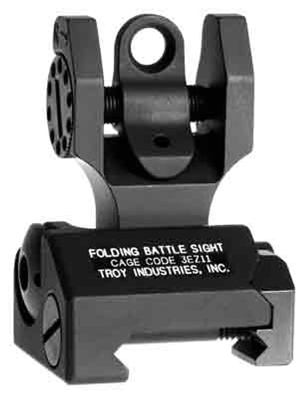 Troy Industries Rear Folding BattleSight SSIG-FBS-R0BT-00 Black
