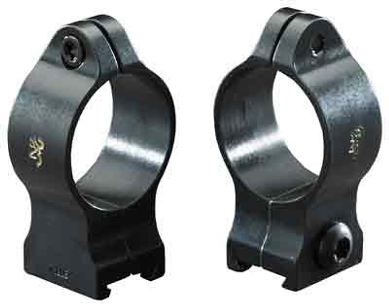 Browning Rimfire Slimline Scope Rings 12365 1in Matte Black