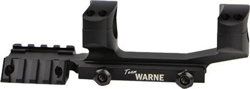 Warne RAMP1 Tactical 1-Piece Scope Mount 1 Inch Black