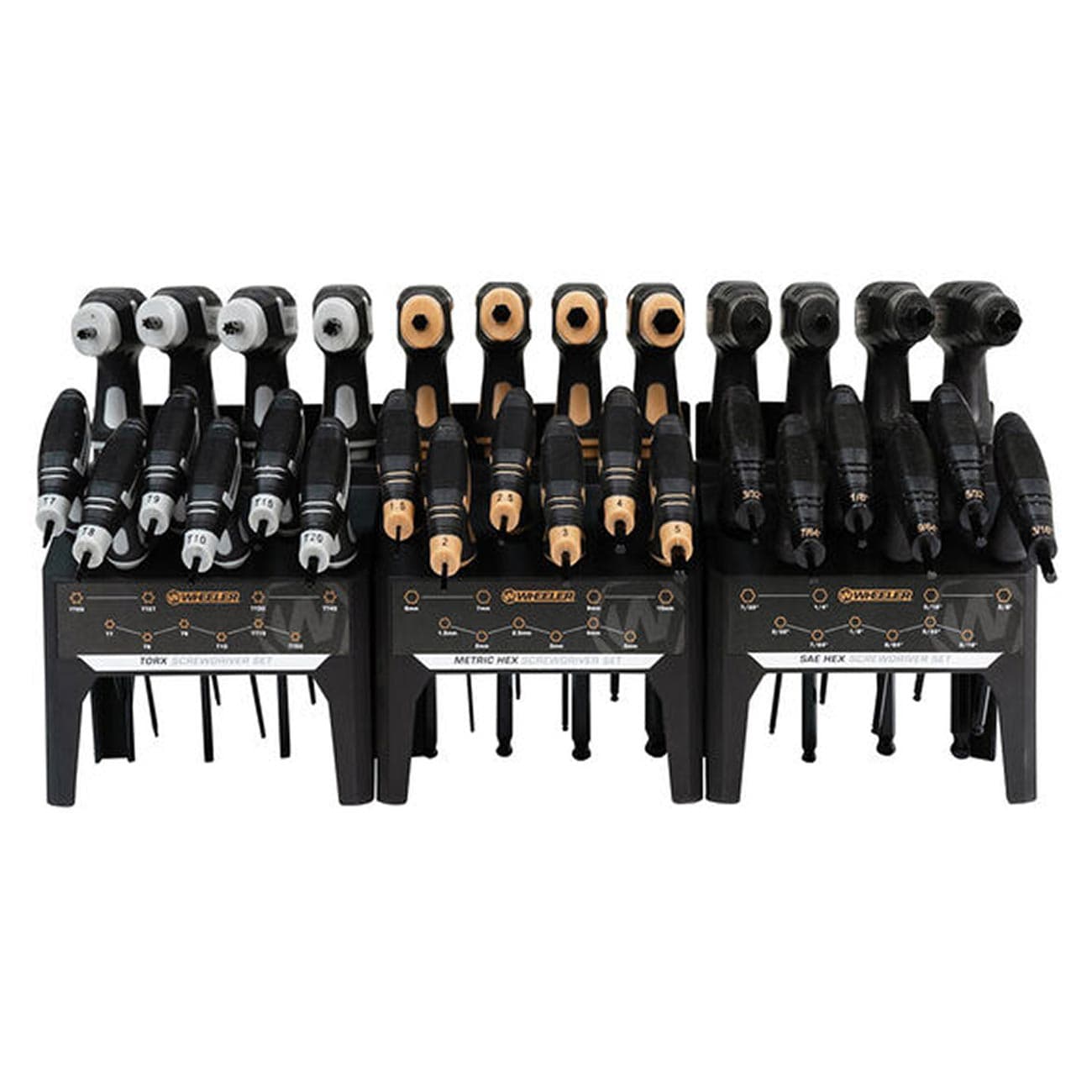 Wheeler P-Handle Hex And Torx Driver Set 1081957 30 Piece