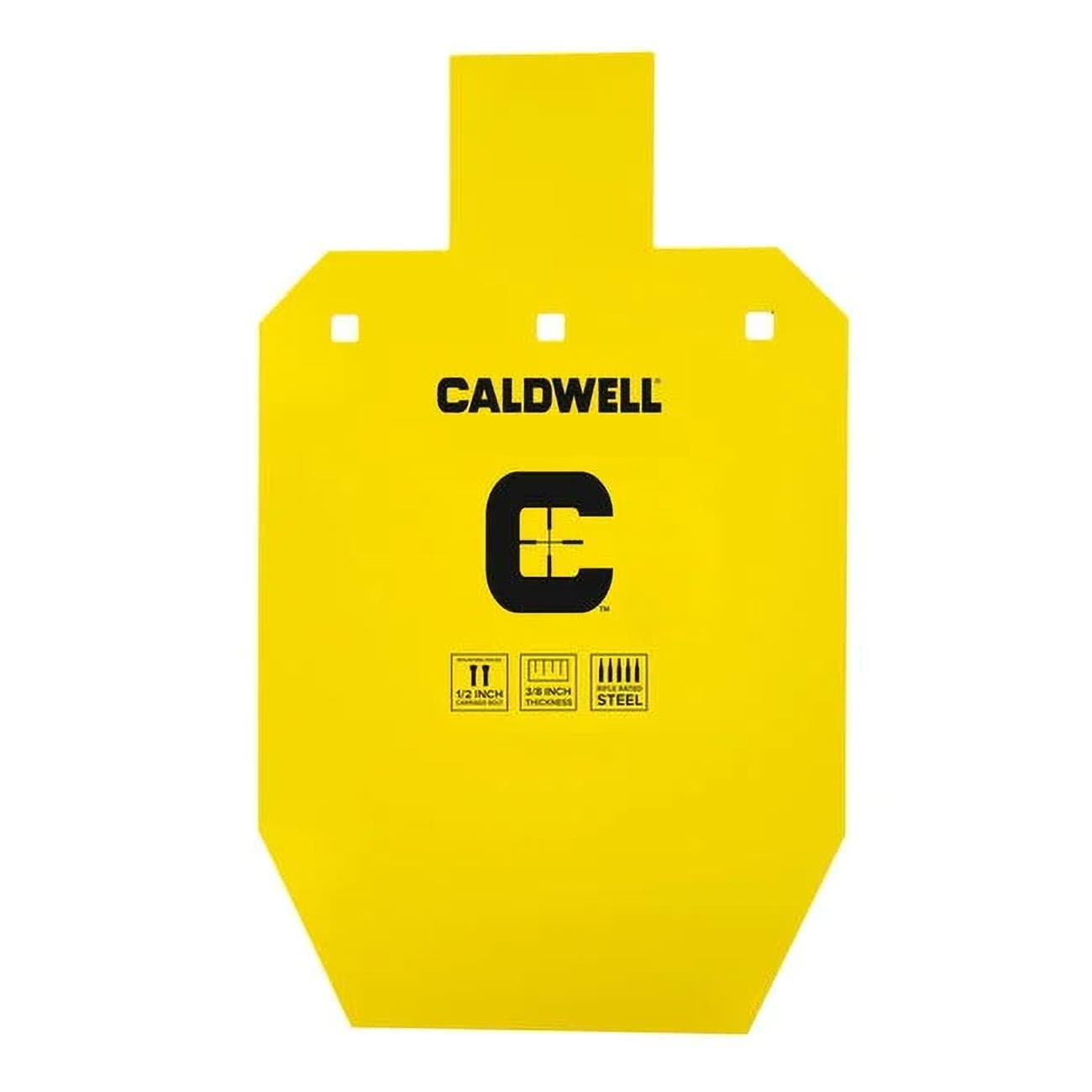 Caldwell AR500 66% IPSC Steel Target 1116702 3/8 in Thick