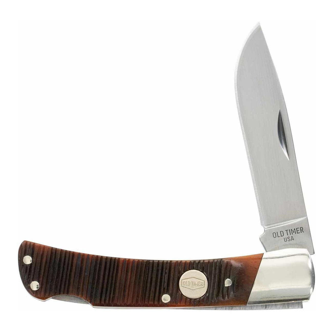 Old Timer Bruin 5OTG Generational Series 2.8" Lockback Knife, Chestnut Bone