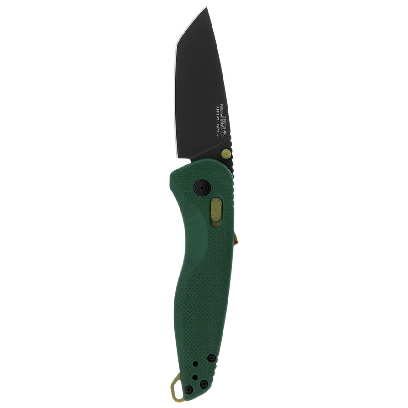 SOG Aegis AT Tanto Folding Pocket Knife 11-41-13-41 3.13in Cryo D2 Blade
