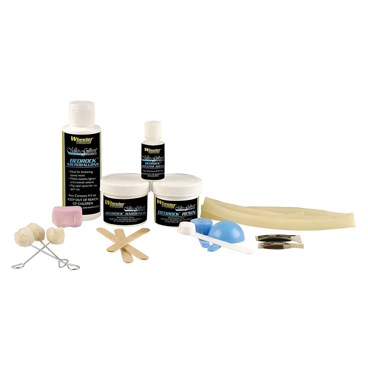 Wheeler Bedrock Bedding Kit 190274 Complete Rifle Stock Bedding Compound