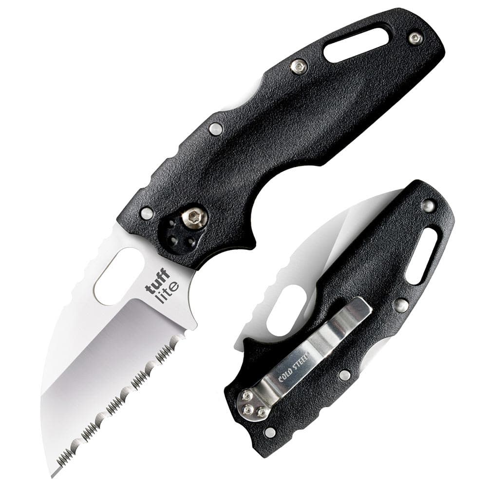 Cold Steel Tuff Lite Folding Pocket Knife CS-20LTS 2.5in Serrated Blade