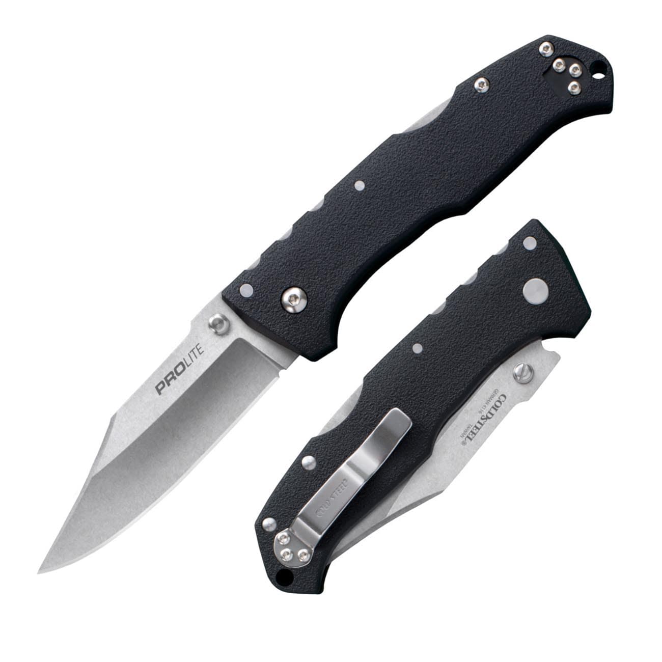 Cold Steel Pro Lite Clip Point Folding Knife 20NSC 4116 Stainless Steel