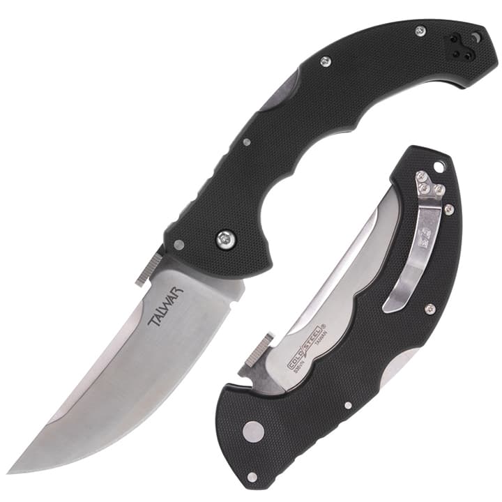 Cold Steel Talwar 4" Folding Pocket Knife 21TTL Black G-10