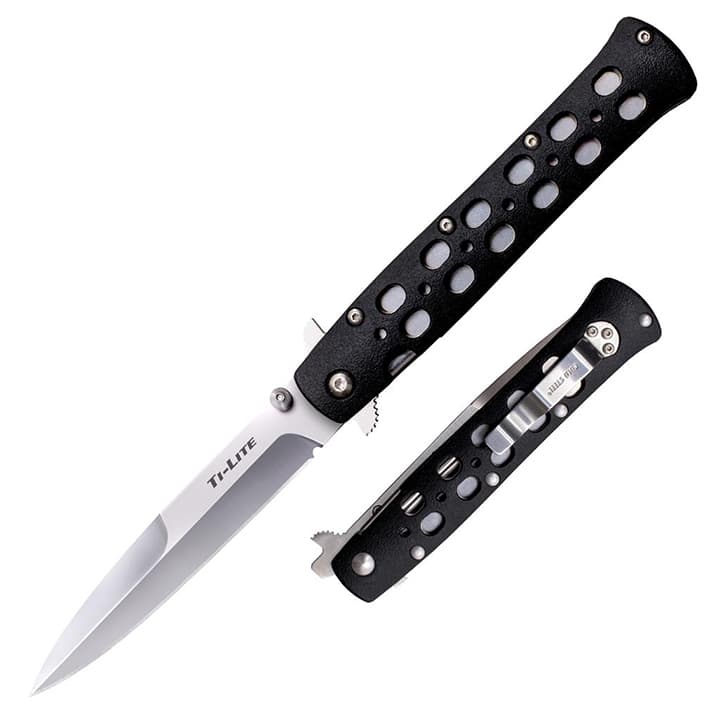 Cold Steel Ti-Lite 4" Folding Knife 26SP Zytel Handle Clip Point Plain Edge