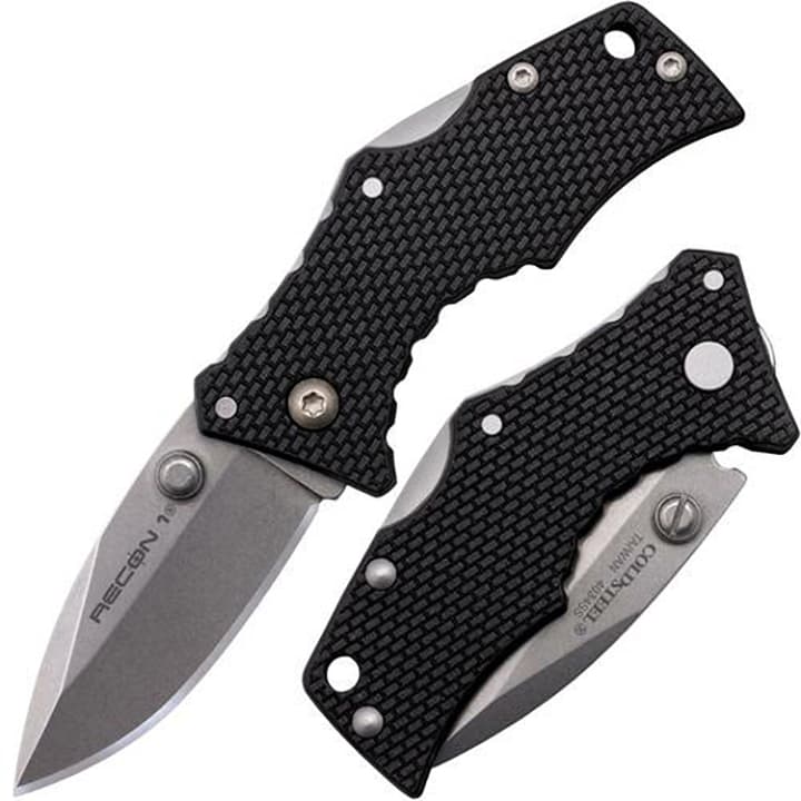 Cold Steel Micro Recon 1 Spear Point CS-27DS 2 in Stonewashed Folding Knife