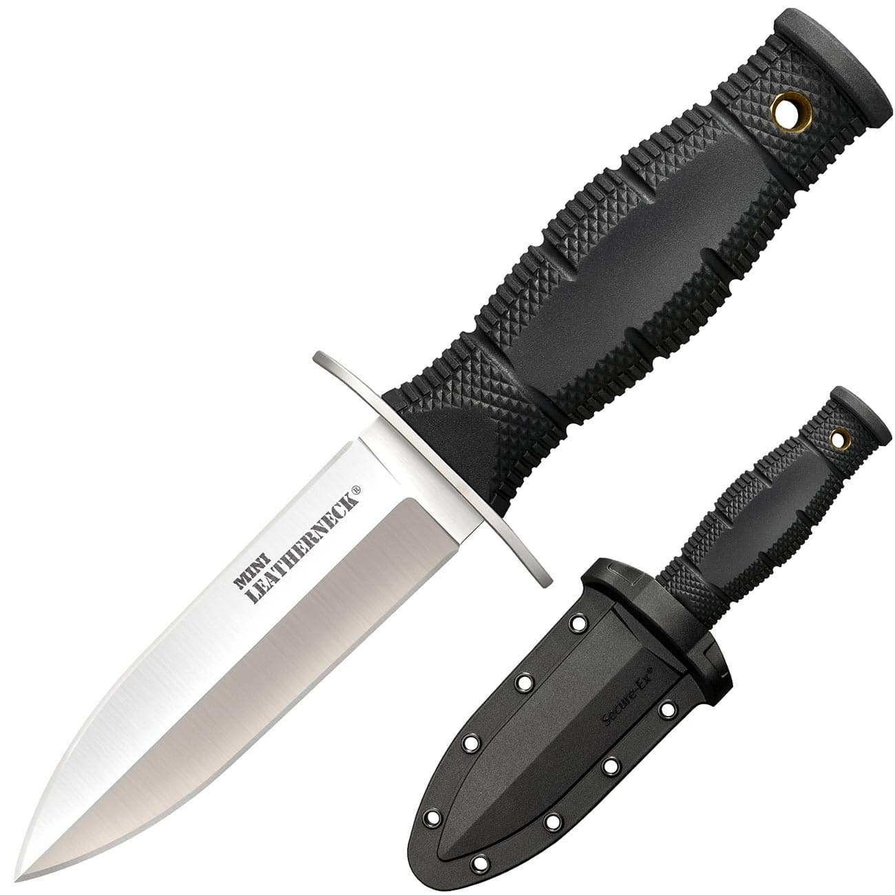 Cold Steel Mini Leatherneck 3-1/2" Fixed Blade Knife 39LSAC Black