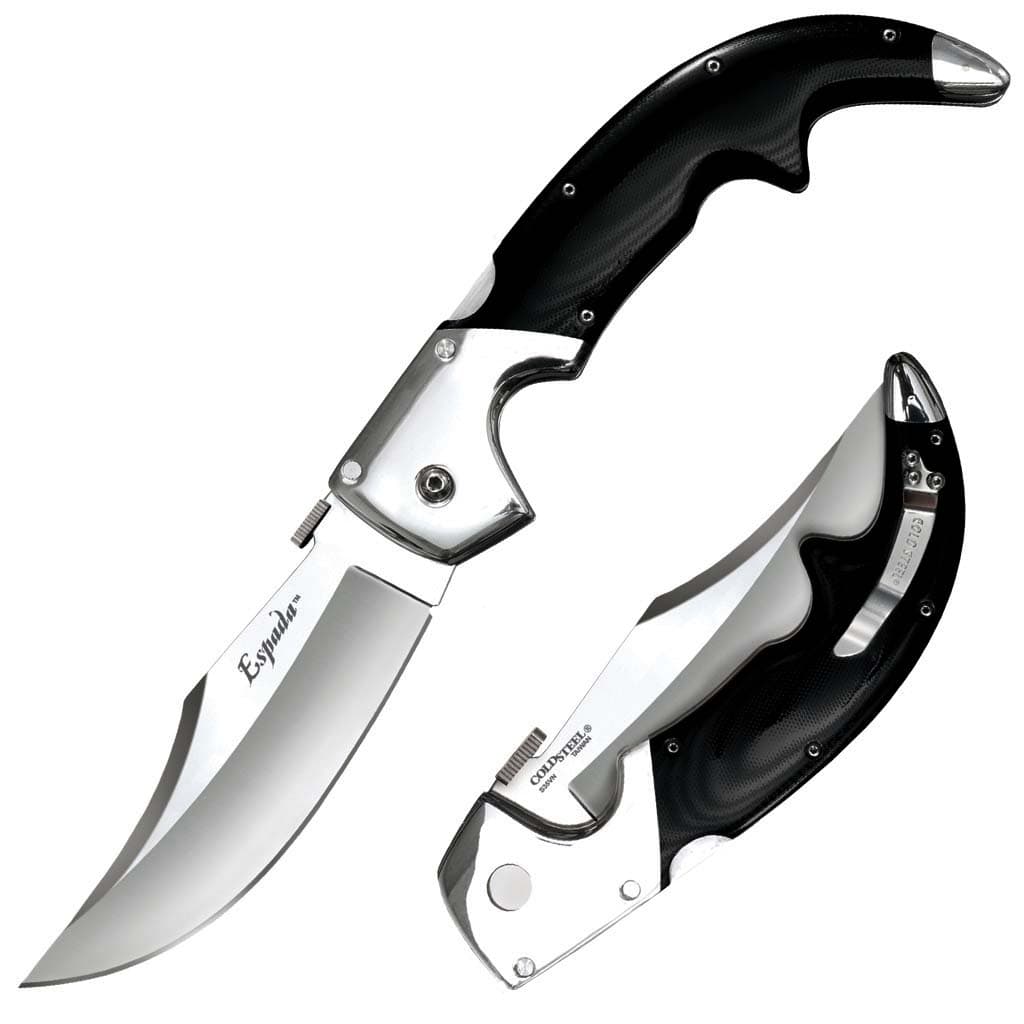 Cold Steel Espada Large Folding Knife 5.5" AUS-8A Blade G-10 Handle 62MB