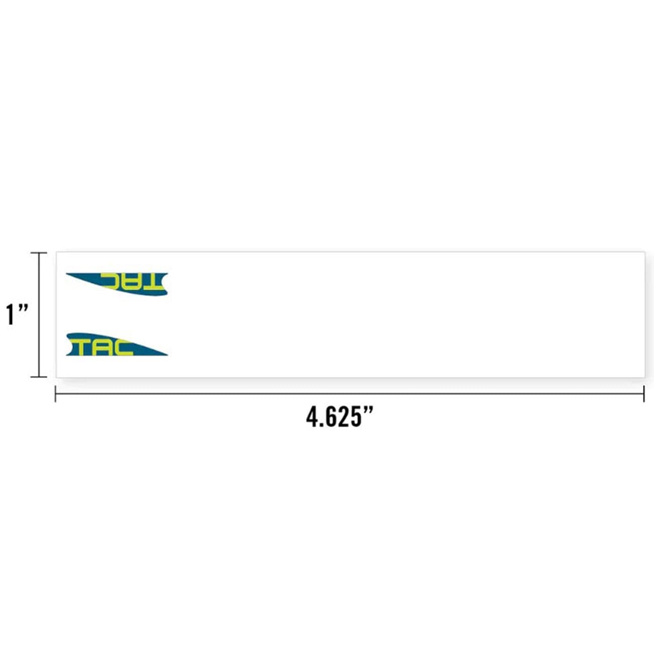 TAC Vanes 4.625" Standard Solid Arrow Wraps - White (13 Pack)