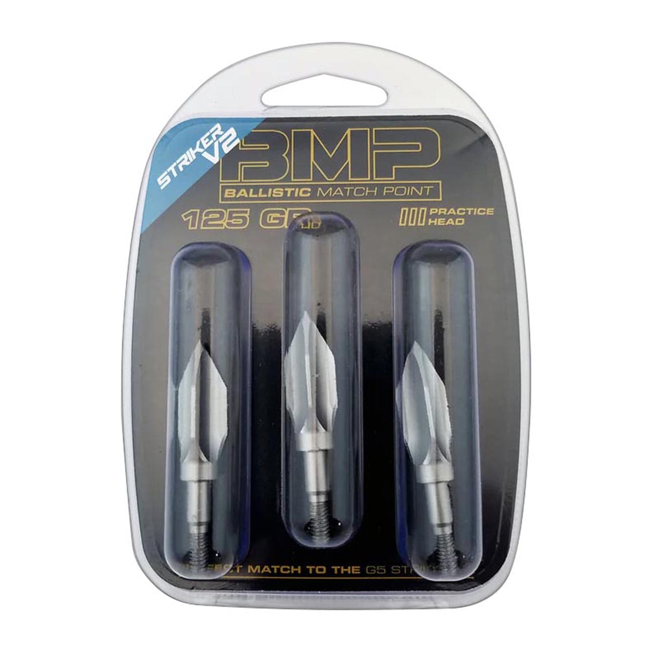 G5 Outdoors Striker V2 Practice Head 125 Grain BMP Coating (3 Pack) 880G5