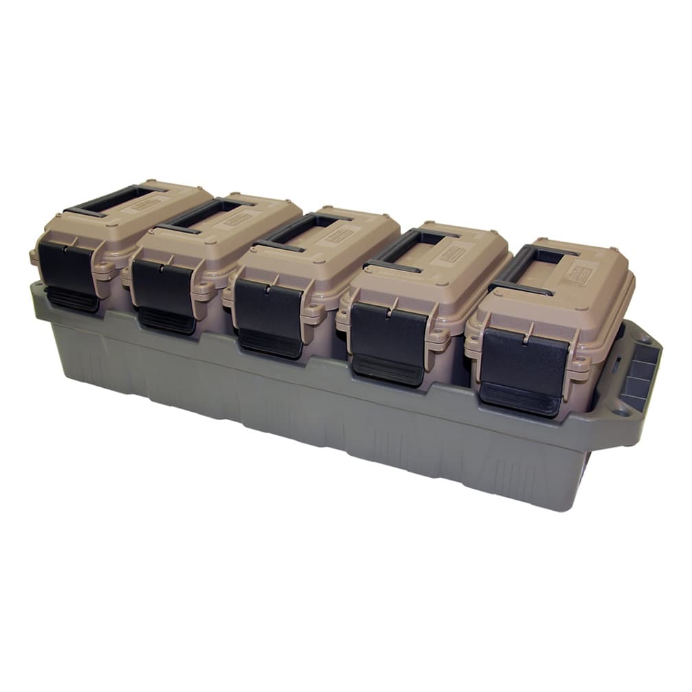 MTM 5-Can Ammo Crate Mini AC5C Dark Earth/Army Green