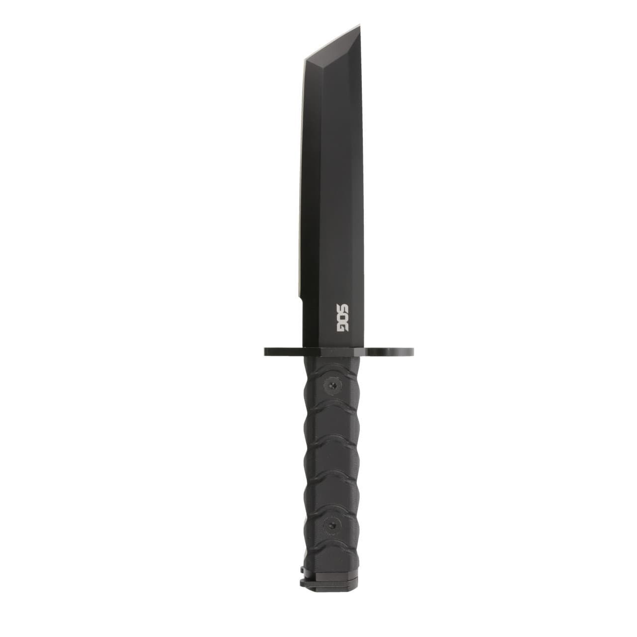 SOG BAR15T Tanto Fixed Blade Bayonet Knife 7.1" Black
