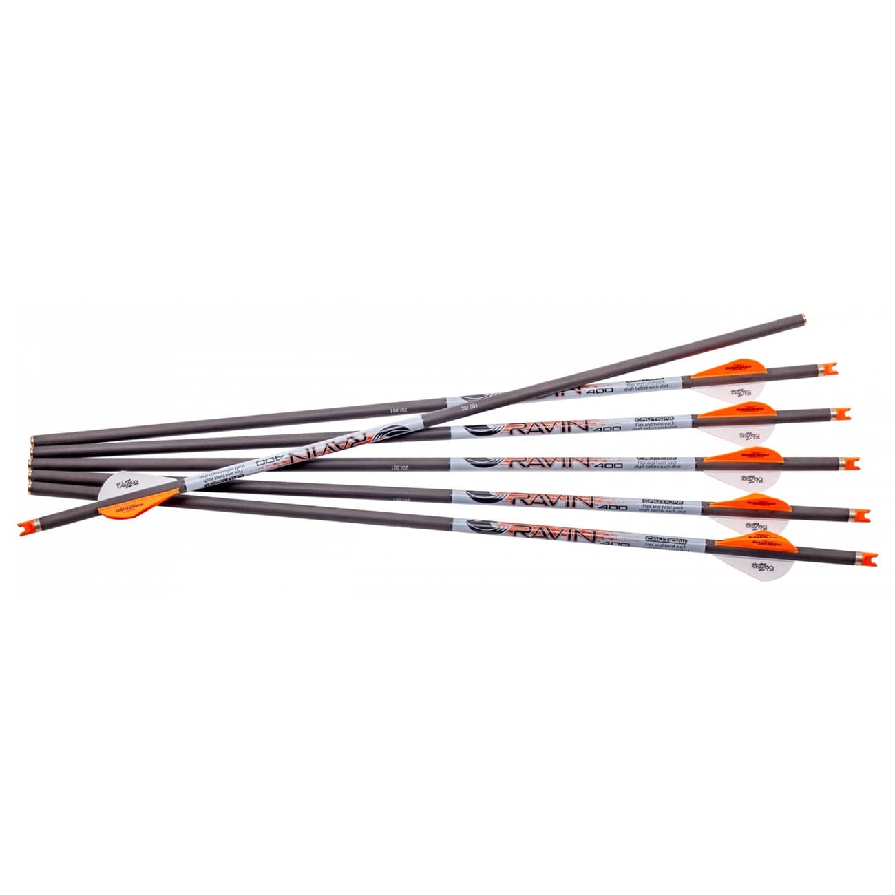 Ravin .001 Premium Crossbow Arrows 20" Carbon Bolts (6-Pack) R139