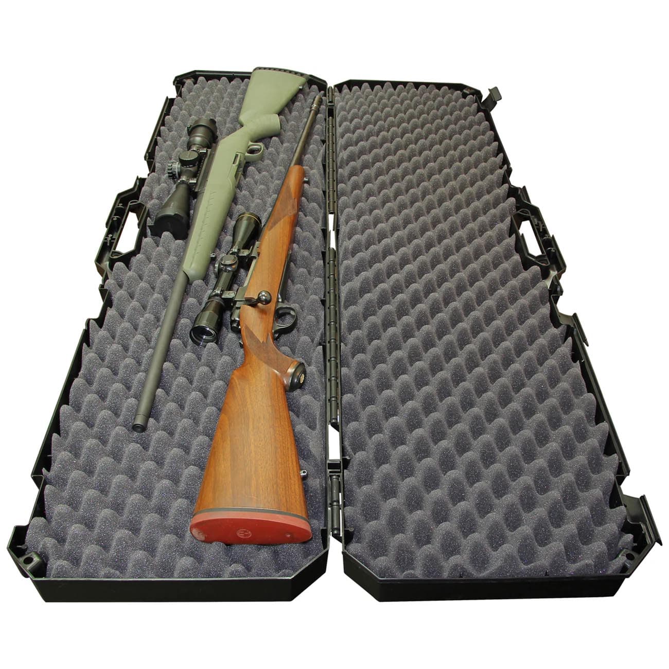 MTM Case-Gard Double Scoped Rifle Case RC51D Holds 2 Rifles Up To 50.5 In