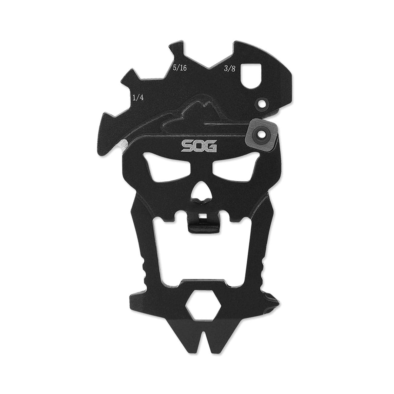 SOG MacV Tool SM1001-CP 12 Function Skull Multi-Tool Black