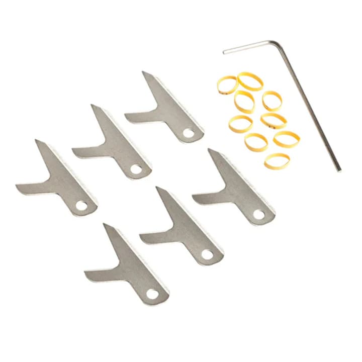 Swhacker #203 Broadhead Replacement Blades 100 Grain with Shrink Bands (6-Pack)