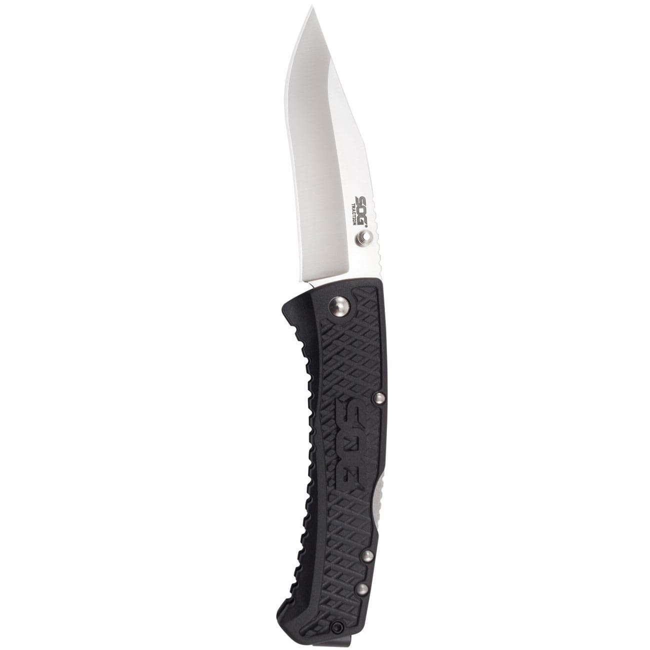 SOG Traction Folding Knife TD1011-CP 3.5 in Clip Point Blade