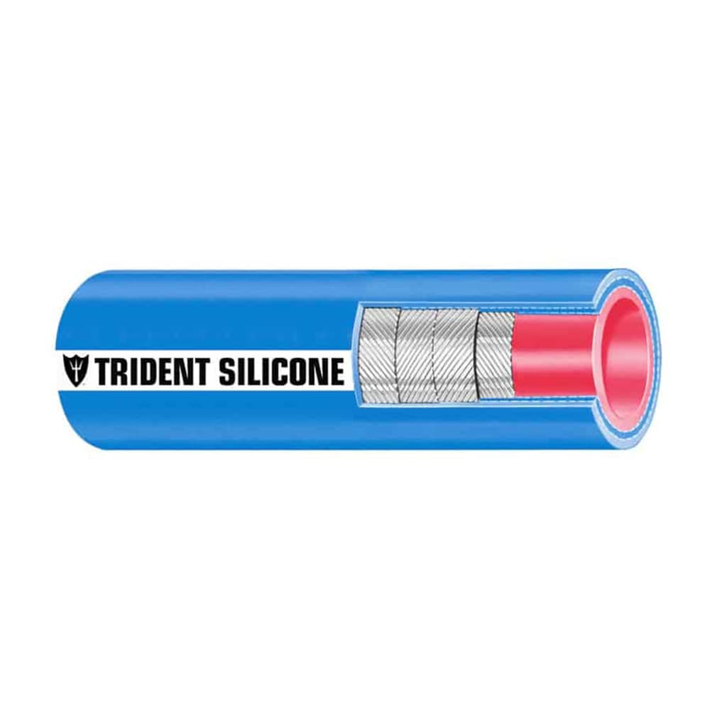 Trident Marine Wet Exhaust Hose 202V3120-36 3-1/2 In x 36 In Blue Silicone