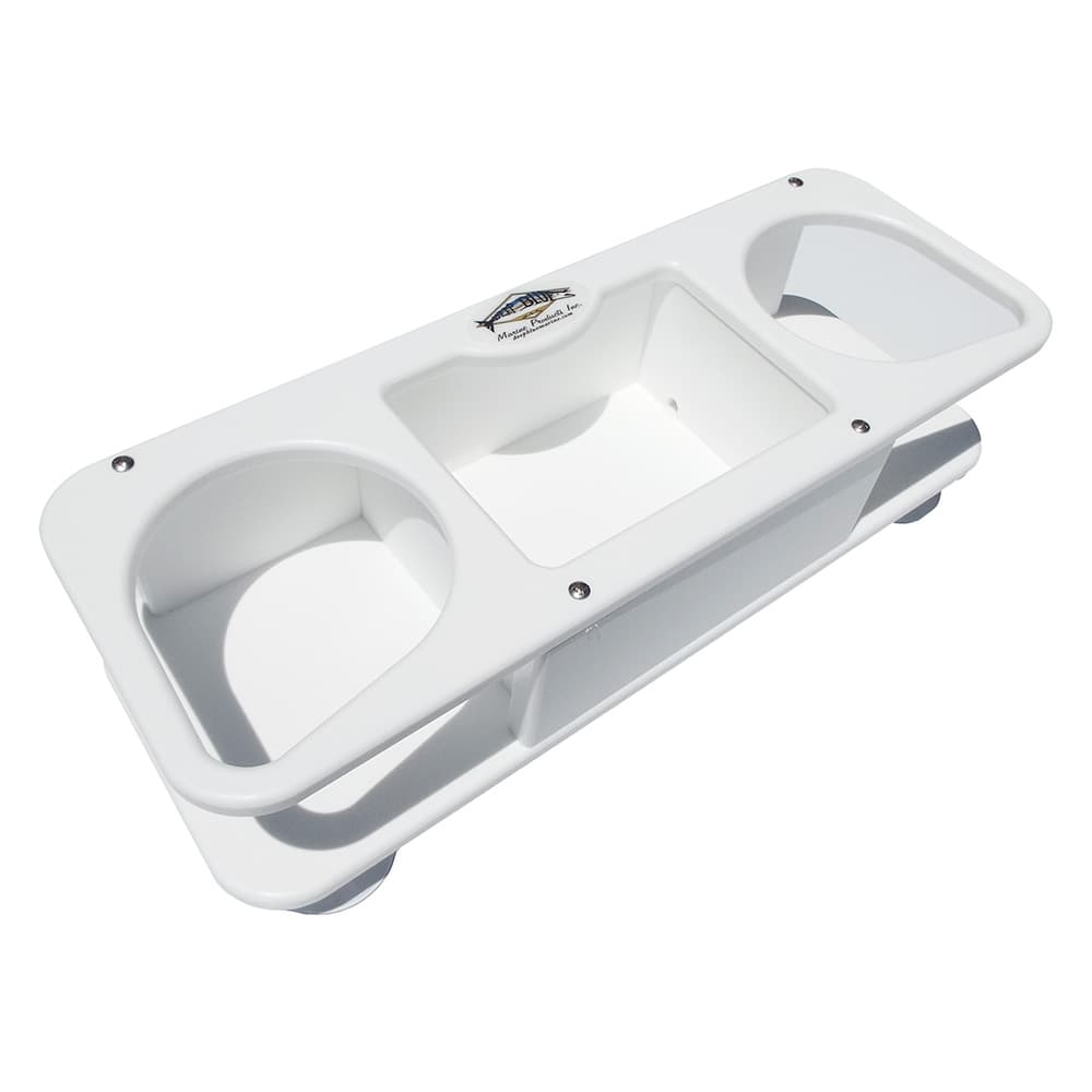 Deep Blue Marine Double Cup Holder MB-2 w/Suction Cups
