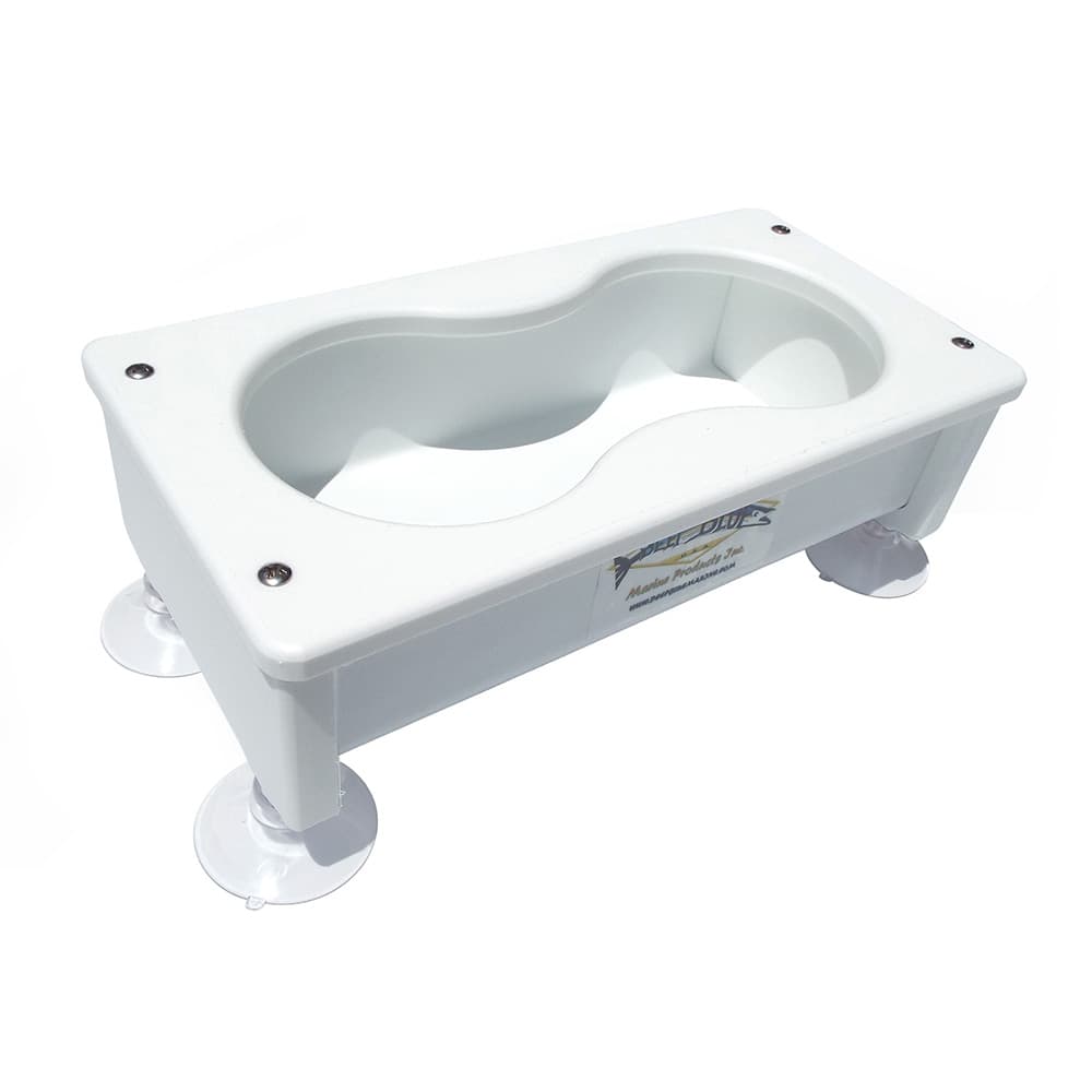 Deep Blue Marine Double Cup Holder/Storage Box DH-2 Suction Cup Mount