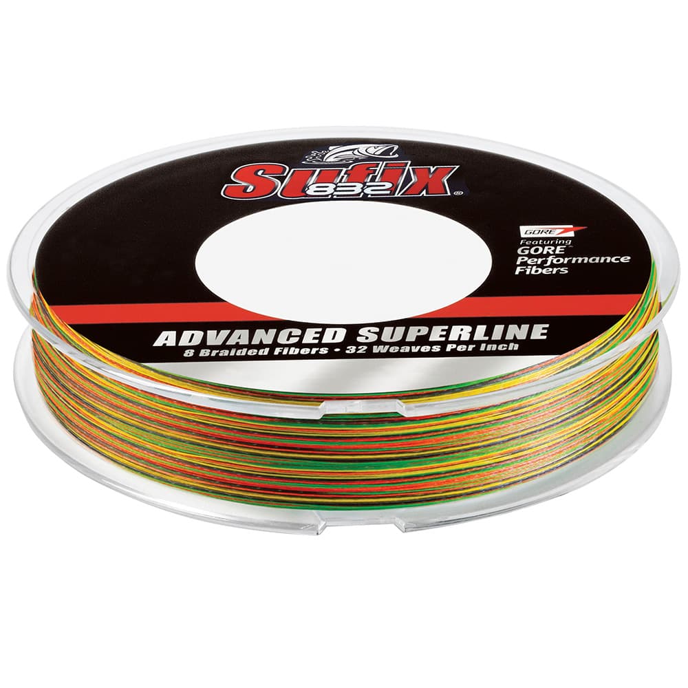 Sufix 832 Advanced Superline Braid 660-140FT 40lb Fire Tiger 300yd