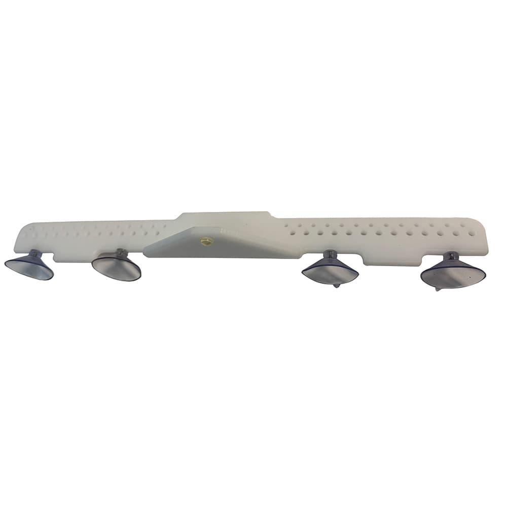 Deep Blue Marine 18 in Acrylic Lure Rack LR-18 54 Hole Suction Cup Mount