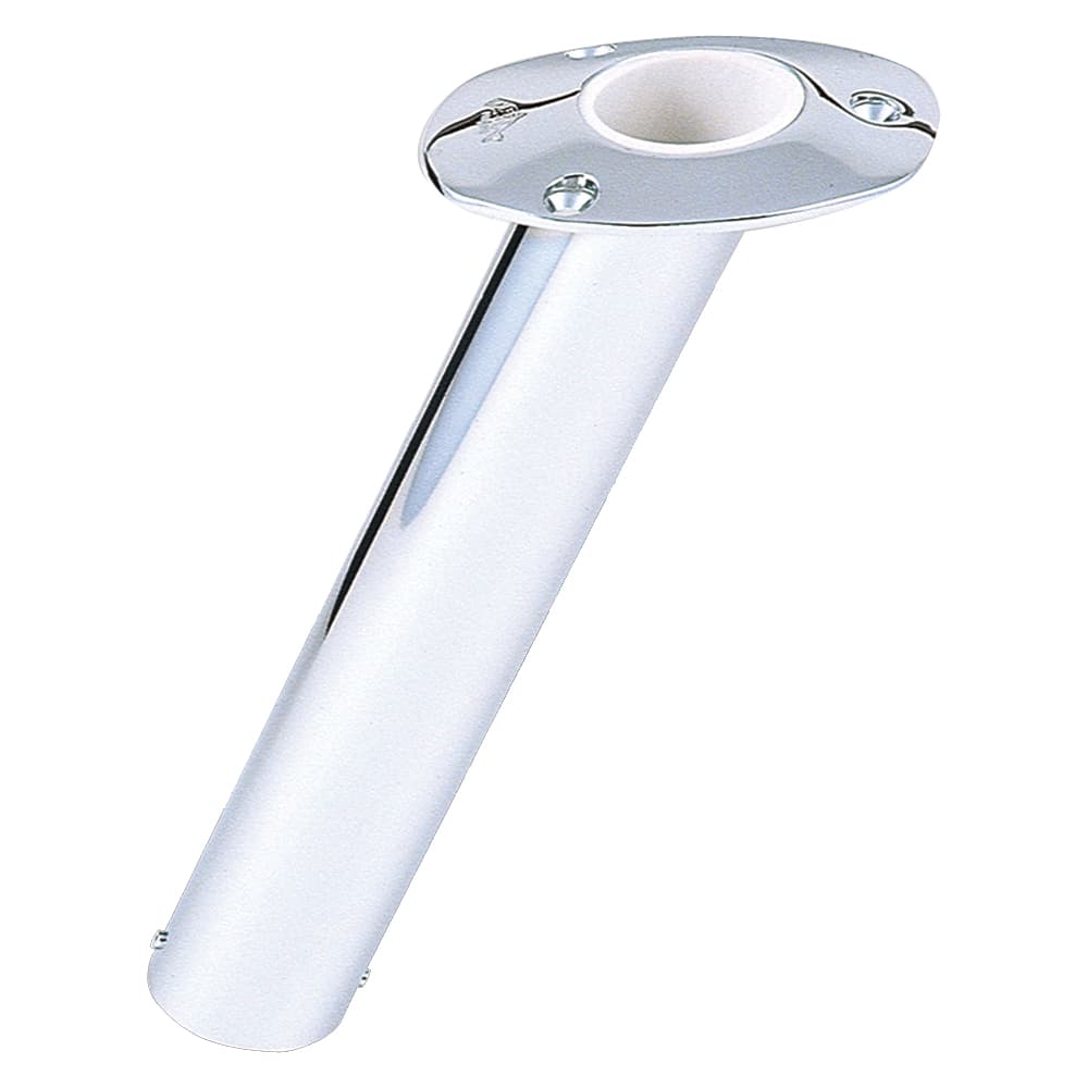 Lee's Tackle 30° Stainless Steel Flush Mount Rod Holder RH530SS 2.25 in O.D.