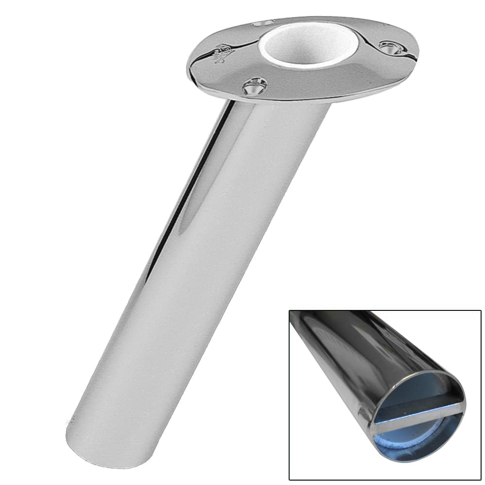 Lee's Tackle 30° Bar Pin Flush Mount Rod Holder RH530SS/XS 2.25 in O.D.