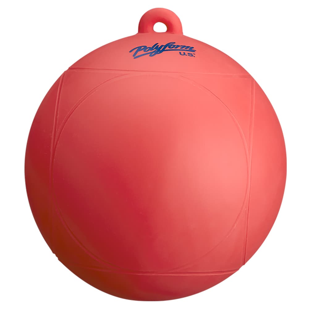 Polyform U.S. WS Series Water Ski Slalom Marker Buoy WS-1 RED 8 in PVC